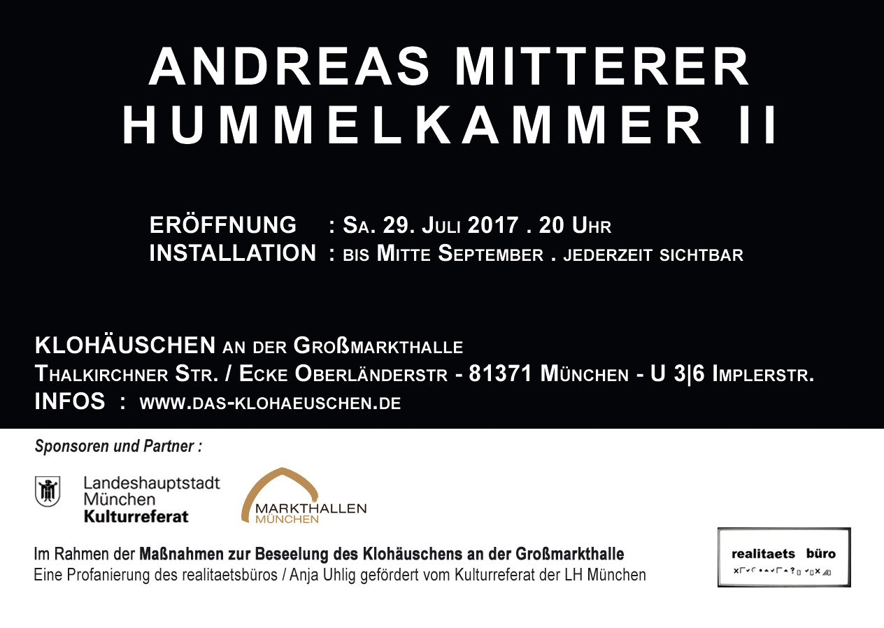 Das KloHäuschen  Andreas Mitterer Hummelkammer